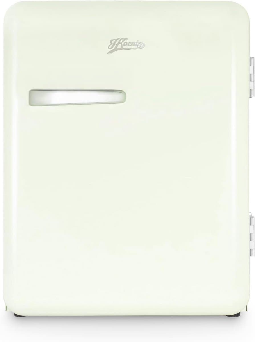 Compacte Mini Koelkast Vintage Design 31L - Stille Drankenkoeler met Instelbare Temperatuur — afbeelding 1