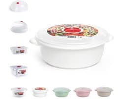 1.5L Plastic Voedselopbergpot voor Magnetron en Vriezer