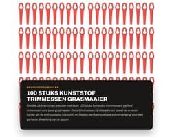 Trimmessen 100 Stuks - Kunststof - Waterdicht - Nauwkeurig Trimmen - Lichtgewicht - Duurzaam en Slijtvast - Maaimes
