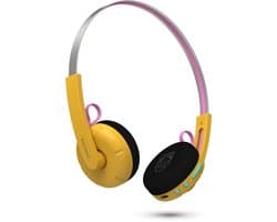 PHILIPS TAMS1YL/00 De Ringo Duo - Draadloze On-Ear Koptelefoon - Bluetooth 6.0 - Tot 26 Uur Batterijduur - USB-C Audio - 40 mm Drivers - Multipoint - Verwisselbare Oorkussens - Geel