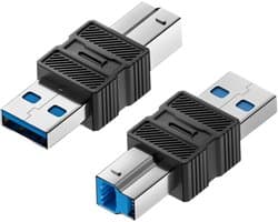 Externe Adapter - USB Converter - Apparaten Verbinden - Plug and Play - 6.6 x 3.3 cm - Zwart