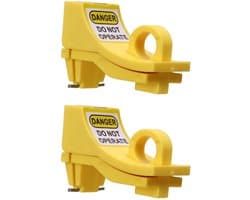 stuks stroomonderbrekervergrendelingsapparaat, miniatuur stroomonderbrekervergrendeling met hoge mechanische sterkte, nylon pin-out stroomonderbrekervergrendeling voor Loto-stationvergrendeling, tag-out
