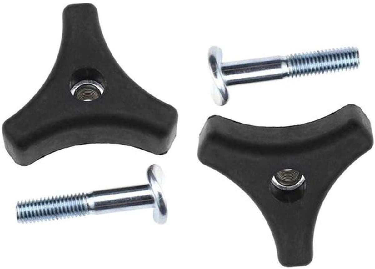 Grasmaaier Handvat Vervangingsset - 2x Moeren/Bouten - 8mm Draad - Lichtgewicht/Stevig - Duurzaam/Antiroest - Moeren En Bouten — afbeelding 1