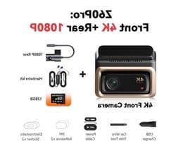 Dashcam – Autocamera – Rijcamera – Vehikel Recorder – Dual Channel Systeem – Haarscherpe 4K UHD Video – Slimme ADAS Veiligheidsalerts
