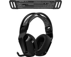 kwmobile vervangende koptelefoonband voor Logitech G733 / G335 / G535 koptelefoon band - Nylon zachte hoofdband voor hoofdtelefoon in zwart / wit — afbeelding 1
