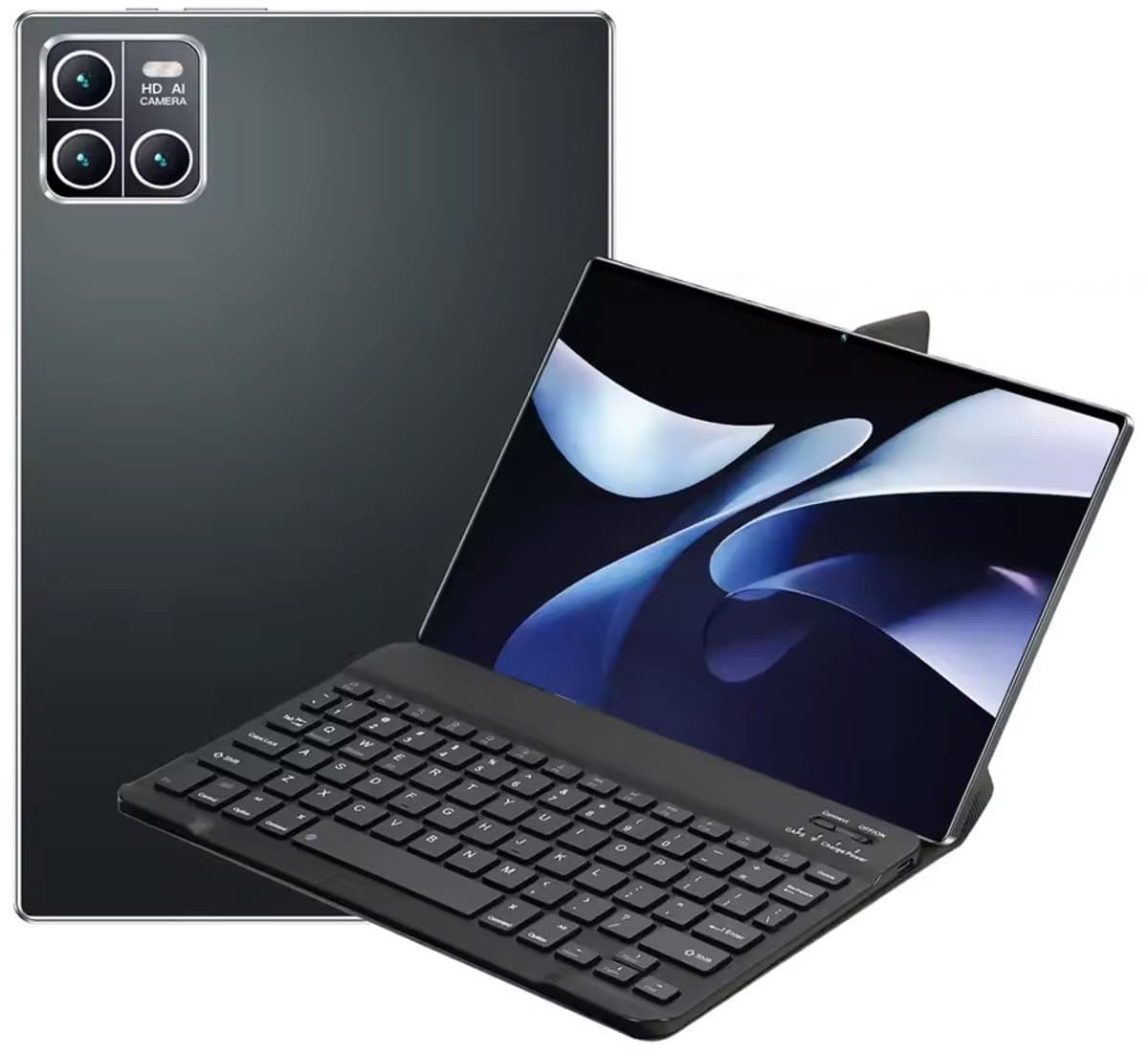 Mookes 2025 10.36 Inch Tablet Android Pad 13 Pro 12Gb 512GB Snapdragon 8 Gen2 4K Hd 5G Wifi Bluetooth 20000Mah Tablets - Black & Black — afbeelding 1