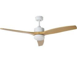 JATA JVTE4232 - plafondventilator met verlichting - afstandsbediening - 132 cm diameter - voor ruimtes tot 25m2 - timer - 6 snelheden — afbeelding 1