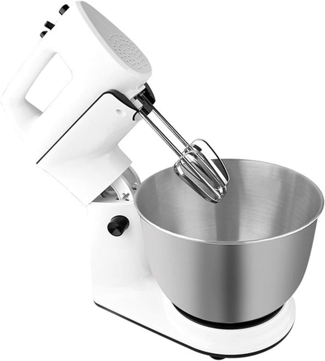 Standmixer 300W - Keukenmachine deeg - Bakken en koken - Kantelkop ontwerp - 4 liter kom - Wit — afbeelding 1