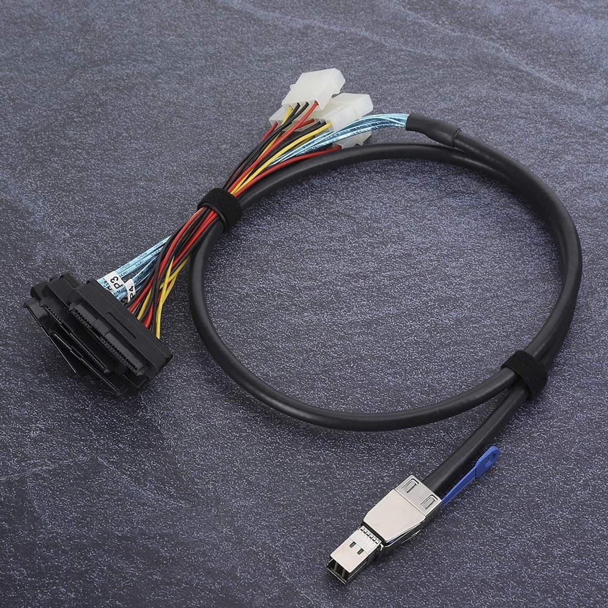 Dailygoody - OmGoods - Dailygoody - Externe Harde Schijf Kabel - SFF-8644 naar SFF-8482 - 1 meter - 12 Gbps - Geschikt voor Server en Harde Schijf - G0502 — afbeelding 1