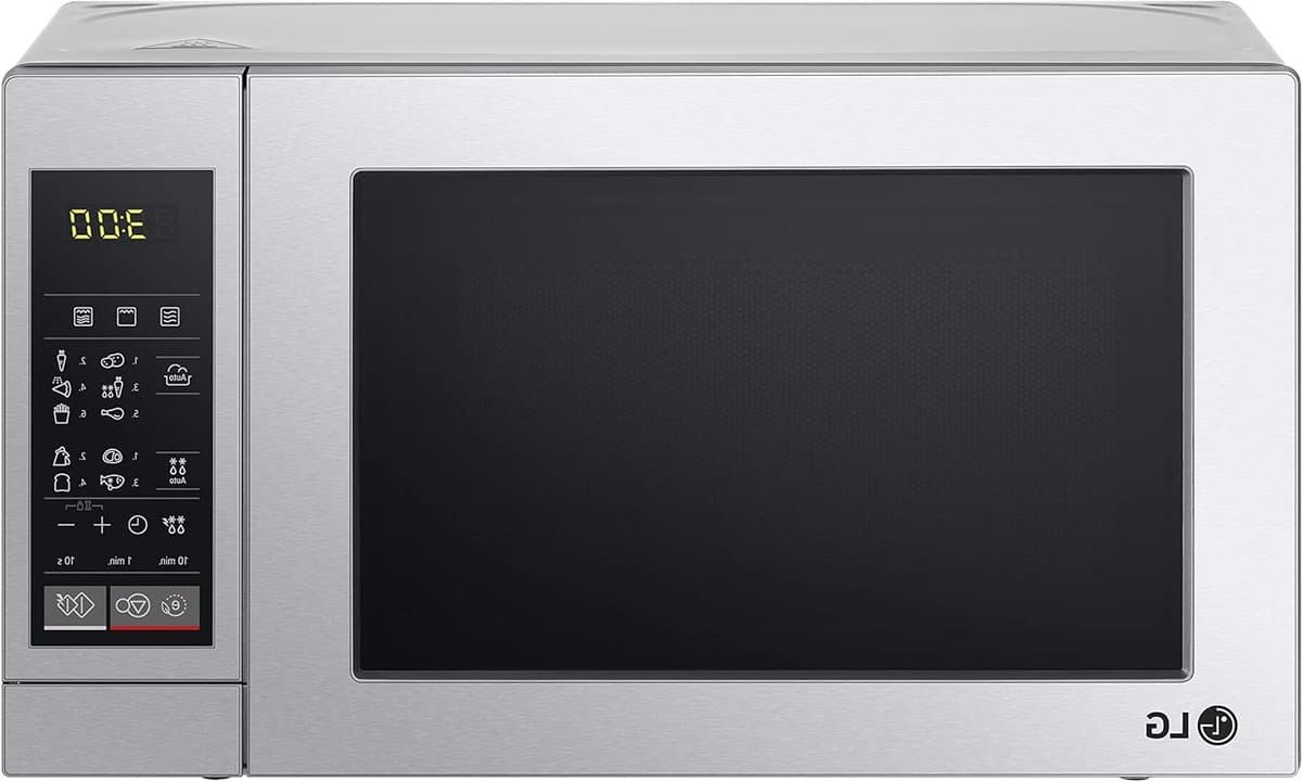 Magnetron met Grill - Oven Magnetron - Snel Eten Opwarmen - Quartz Grill Functie - 20 Liter - RVS Look — afbeelding 1