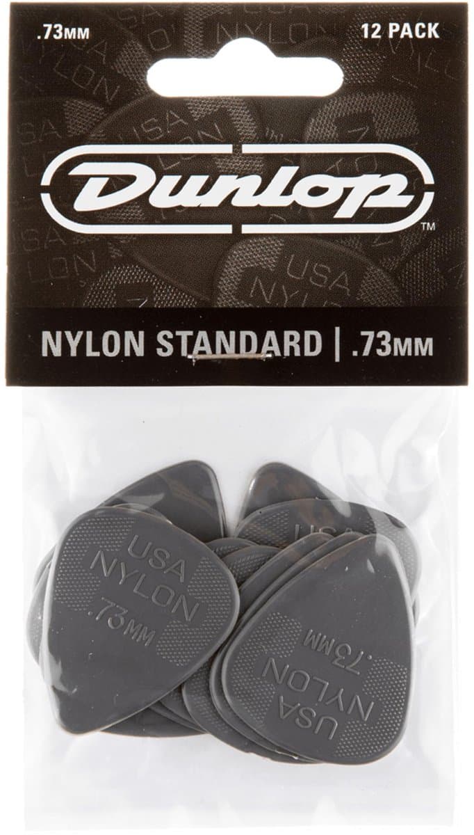 Dunlop Nylon Standard .73 Plectrum 12-Pack - Plectra — afbeelding 1