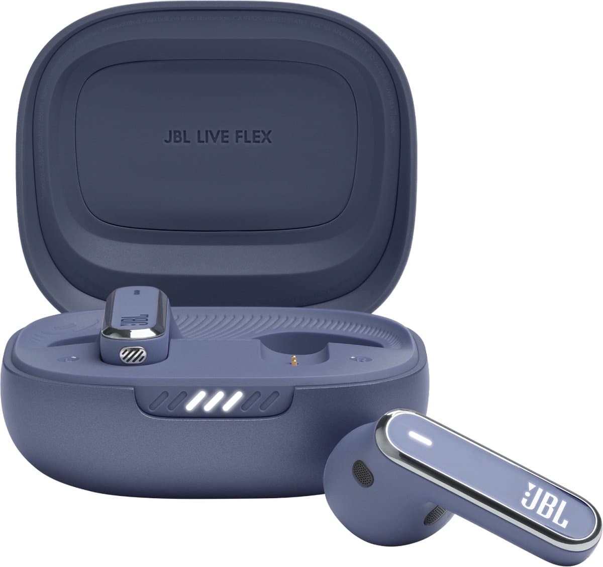 JBL LIVE Flex - True Wireless NC Earbuds - Wireless Charging - Full Touch - Blauw — afbeelding 1