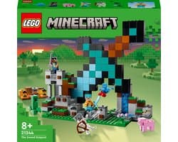 LEGO Minecraft Uitvalbasis Zwaard Bouwspeelgoed - 21244