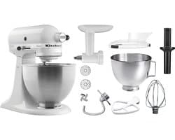 KitchenAid 5K45SSEWH - Wit - 4,28L - A150097 - Horeca & Professioneel