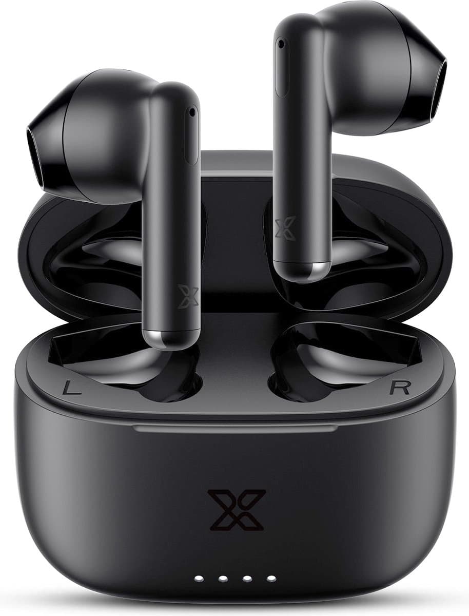 XELAR® - Draadloze Oordopjes – Bluetooth Oordopjes – Oortjes draadloos – Oordopjes draadloos - Oplaadcase - Microfoon - Bellen - Sport - Hardlopen EarPods -Zwart — afbeelding 1