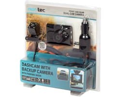 Nor-Tec Dashcam met achtercamera Full HD - Voor- en achtercamera - Met parkeerbewaking - Full HD-opnames