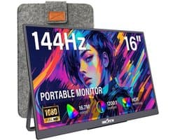 16 inch 144Hz draagbare monitor – FHD 1200P tweede scherm