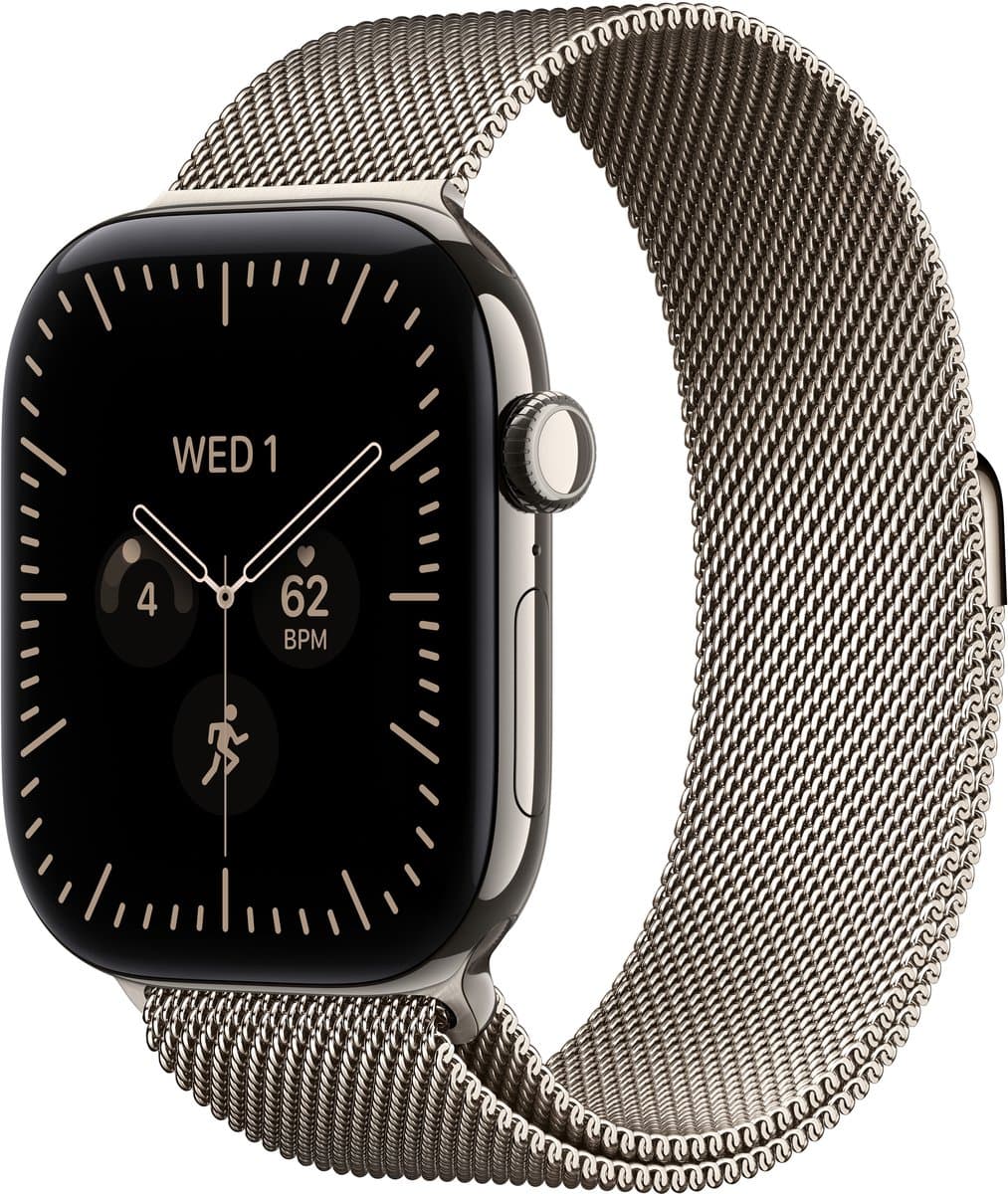 Apple Watch Series 12 - Wifi + 5G - 42 mm - Titanium - S/M — afbeelding 1