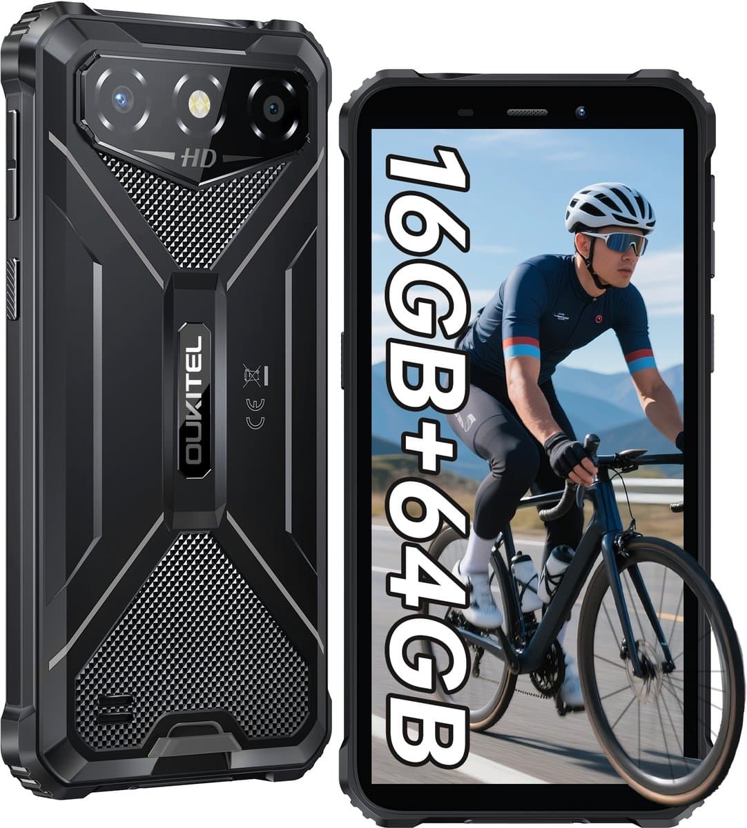 OUKITEL G3 Outdoor Smartphone 16GB RAM-64GB ROM-6300mAh batterij-6.0 inch HD-4G — afbeelding 1