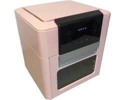 Airfryer 12 liter - Multifunctionele heteluchtfriteuse - Koken met minder olie - 8-in-1 functies - Vermogen 1600 watt - Roze