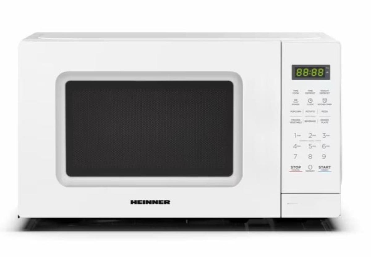 Heinner Vrijstaand Magnetron – 20 L – 700 W – 11 Vermogensstanden – Digitale Bediening – 99 Min Timer – Ontdooifunctie – Geluidssignaal – 8 Automatisch programma – Wit – 5 Jaar Garantie — afbeelding 1