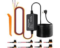 SnelShoppen - Dashcam Hardwire Kit 12V-24V naar 5V USB-C met Laagspanningsbeveiliging - 3,2 m Dashcam Kabel voor 24 Uur Parkeerbewaking - Acc-zekering