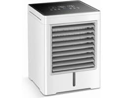 Mini Air Cooler - Persoonlijke Koeler - Persoonlijke Koeling - Gradiënt Koeling - 470ml Tank - Wit