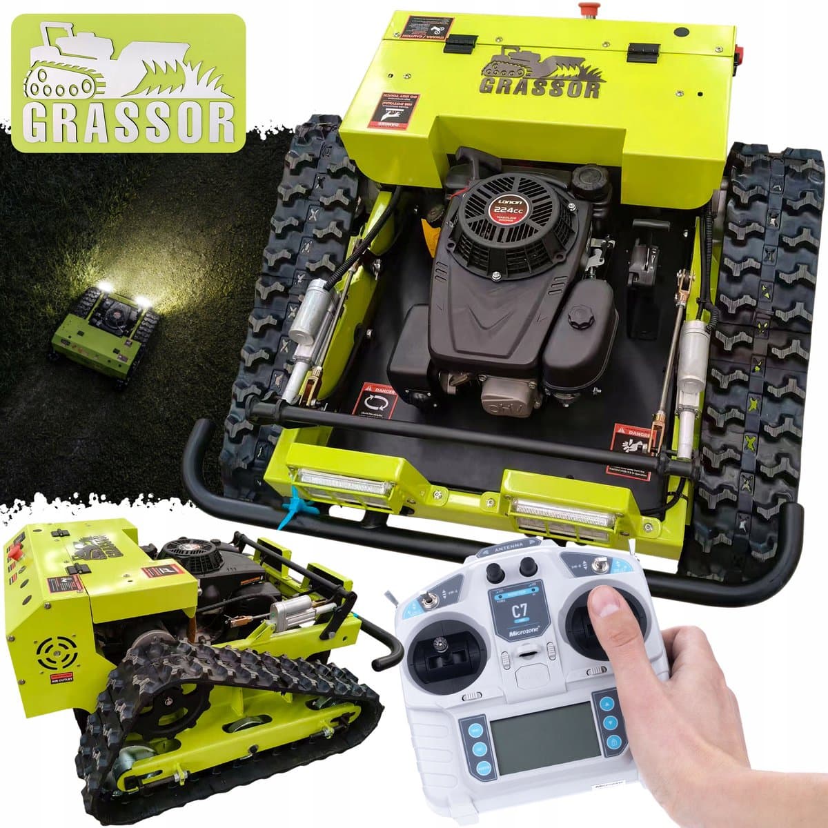 Grassor MultiForce 550T-G10S - Robotmaaier Rupsbanden, Hybride Aandrijving — afbeelding 1