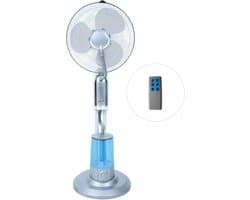 Elektrische Verstuiver Ventilator - Vernevelaar Ventilator - Ruimte Koelen - 3 Snelheden - 40 cm - Wit