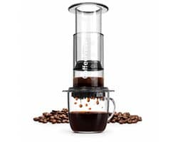 JOR Products® Coffee Press - Transparant - Aeropress - Koffiezetapparaat - Koffiebonen - Koffie - Espressomachine - Reizen - Camping - Filter