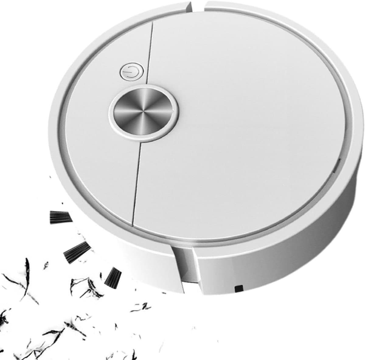 Bureaustofzuiger - Kruimelzuiger Tafel - Bureau Schoonmaken - Intelligente Navigatie - 27.5 cm Lengte - Wit — afbeelding 1