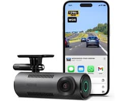 Dashcam - Auto camera - Verkeersveiligheid - 1440p QHD Resolutie - 143 graden groothoek - Zwart