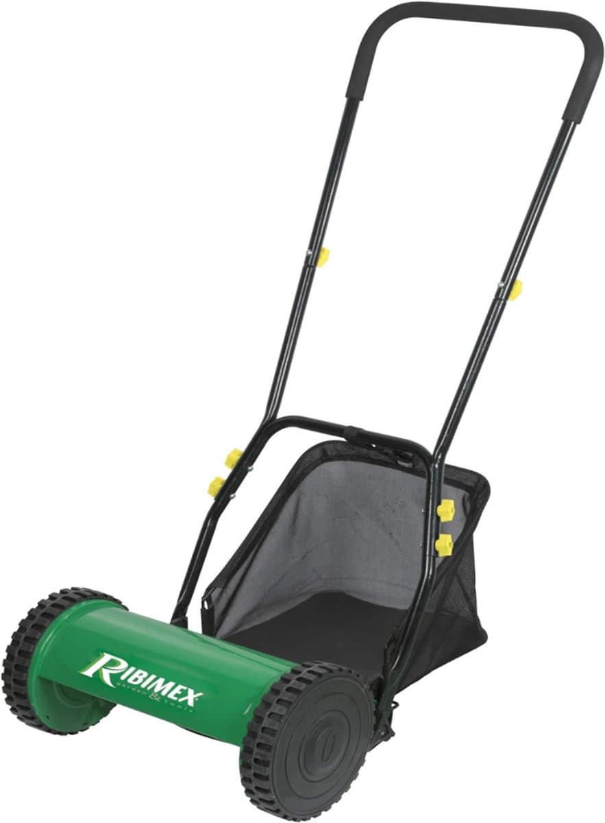 VIN® Grasmaaier Handmatig – Grastrimmer Met Opvangbak – Handmaaier 30 Cm Breed – Kooimesmaaier - 100 x 60 x 50 cm - Groen — afbeelding 1