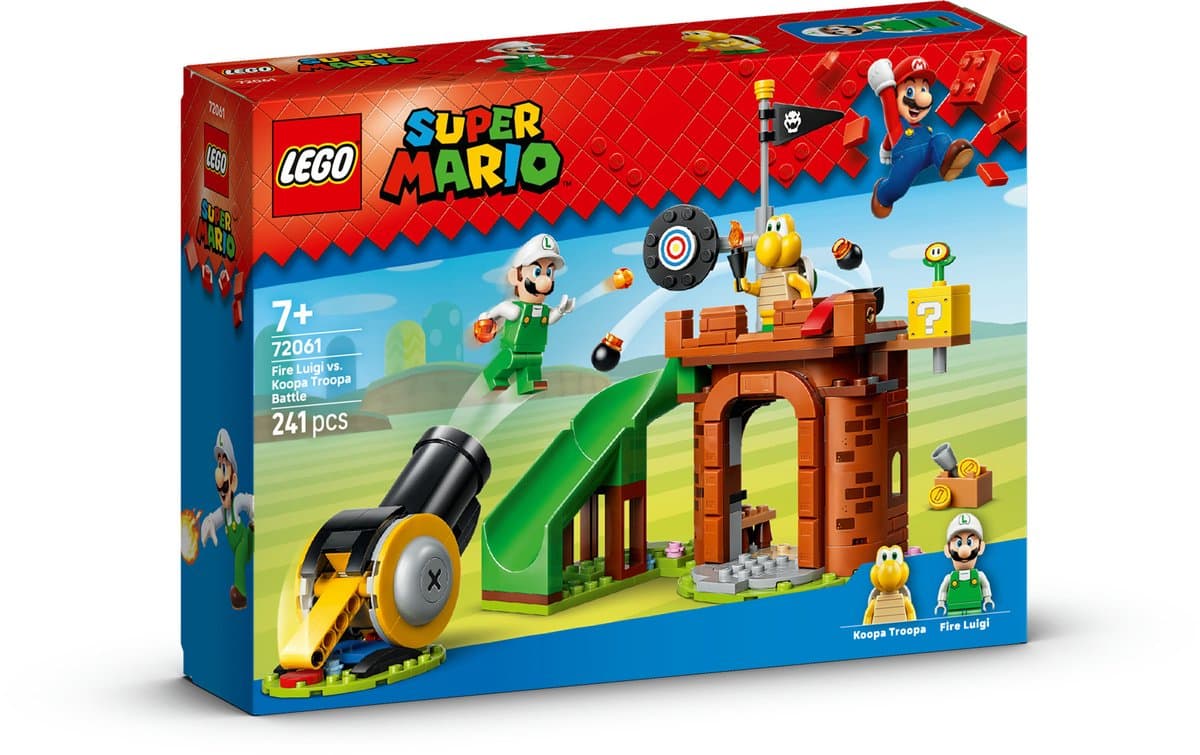 LEGO Super Mario - Fire Luigi vs. Koopa Troopa Battle - 72061 — afbeelding 1