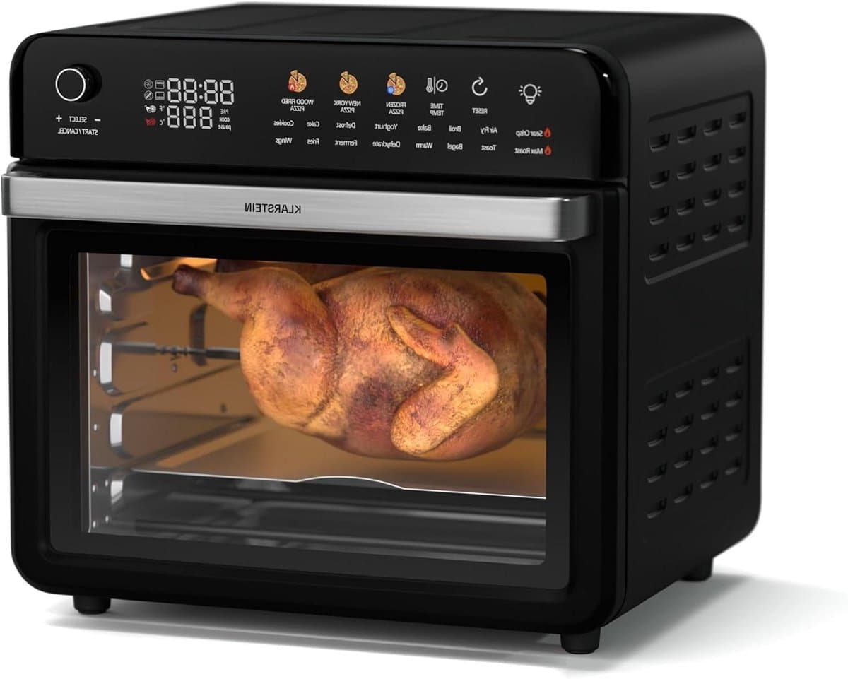 Airfryer Oven - Heteluchtoven Multifunctionele Oven - Gezond Koken - 34 Liter Capaciteit - 2200 Watt - Zwart — afbeelding 1