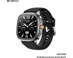 Remax WATCH33 - Smartwatch - AMOLED - IP68 - Vierkant scherm - Tarnish