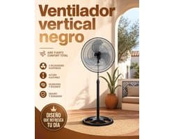 Wentinkmo Industrial Ventilator -zes bladen krachtige 55w motor - 45cm diameter