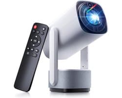 SK2 Mini Retroprojector met Wifi en Bluetooth 1080P | Draagbare Videoprojector Ondersteund, Auto Focus, Autokeystone compatibel met HDMI/tv-stick/iPhone/Android