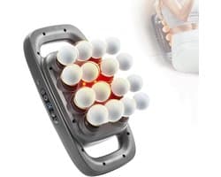 SnelShoppen - PGTC 16-Koppen Massagepistool Diepe Weefsels, Stille Elektrische Spiermassageapparaat, 30 Snelheden, Draagbare Rugmassager voor Pijnverl
