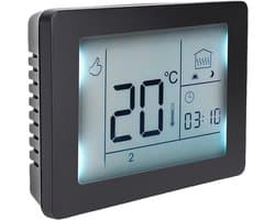 Slimme Thermostaat - WiFi Regelaar - Huis Verwarmen - 7 Dagen Programmeerbaar - Touchscreen Bediening - Wit