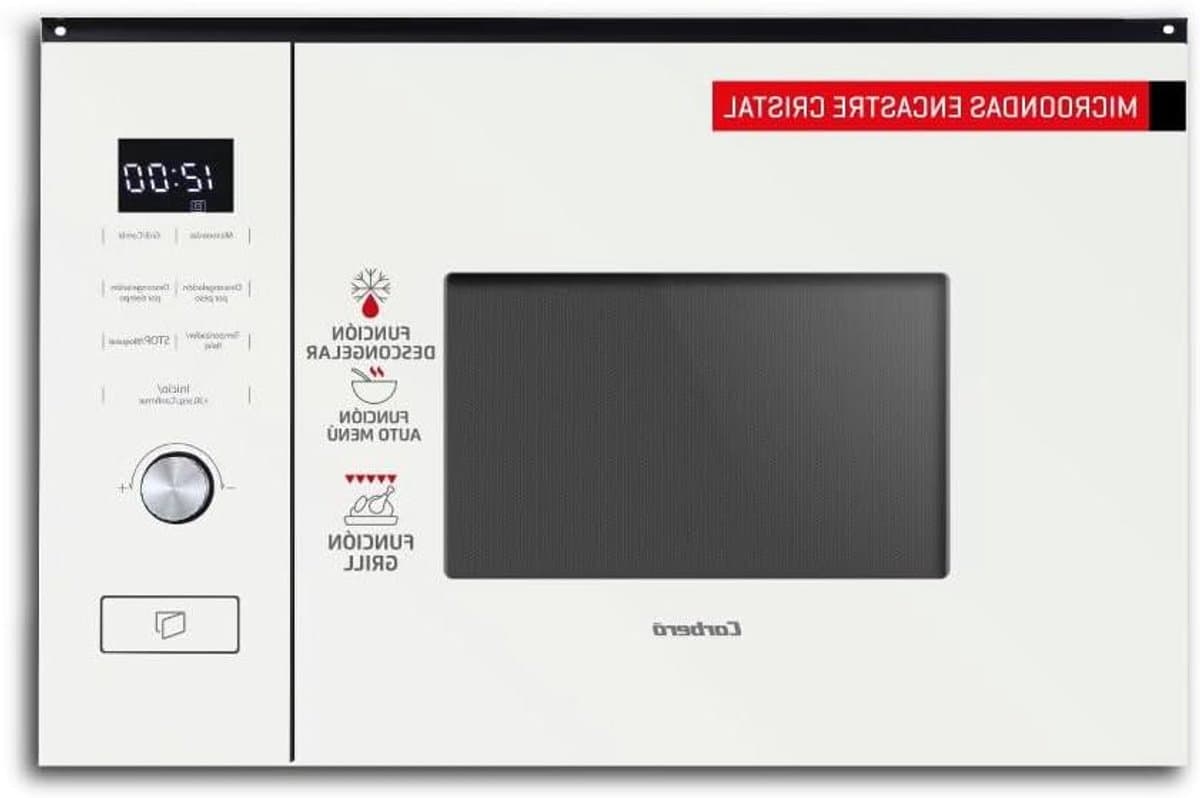 Magnetron met Grill - Oven Combimagnetron - Snel Gerechten Bereiden - Touch Bediening - 20 Liter - Wit — afbeelding 1