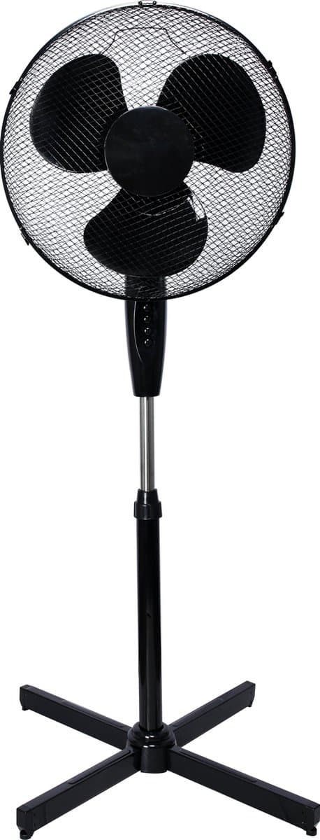ACME staande ventilator | Zwart | Kruisvoet | 3 Standen | Verstelbaar — afbeelding 1