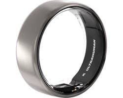 ULTRAHUMAN Ring AIR – Smart Ring | Geen maandabonnement | Bepaal eerst de juiste maat met de Sizing Kit | Slaaptracker - Hartslagmeter - Fitnesstracker – Raw Titanium – Size 5