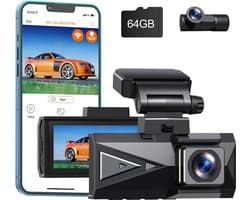 Dual Dashcam - Dashcam Voor en Achter - Auto Camera Dashcam - Dashcam Auto - Dual Dashcam voor Auto