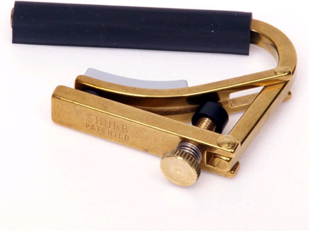 Shubb C2B Original Capodastro voor Klassieke Gitaar Messing — afbeelding 1