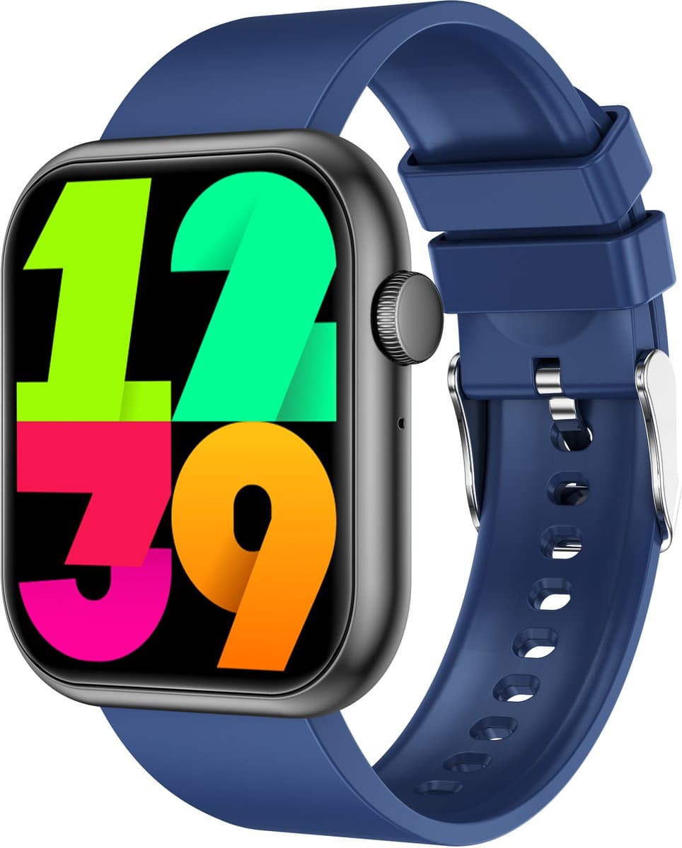 Voltic® Smartwatch Blauw - Dames & Heren Sporthorloge - Android & iOS - Waterdicht Horloge - Sport & Gezondheidstracker - 47mm — afbeelding 1