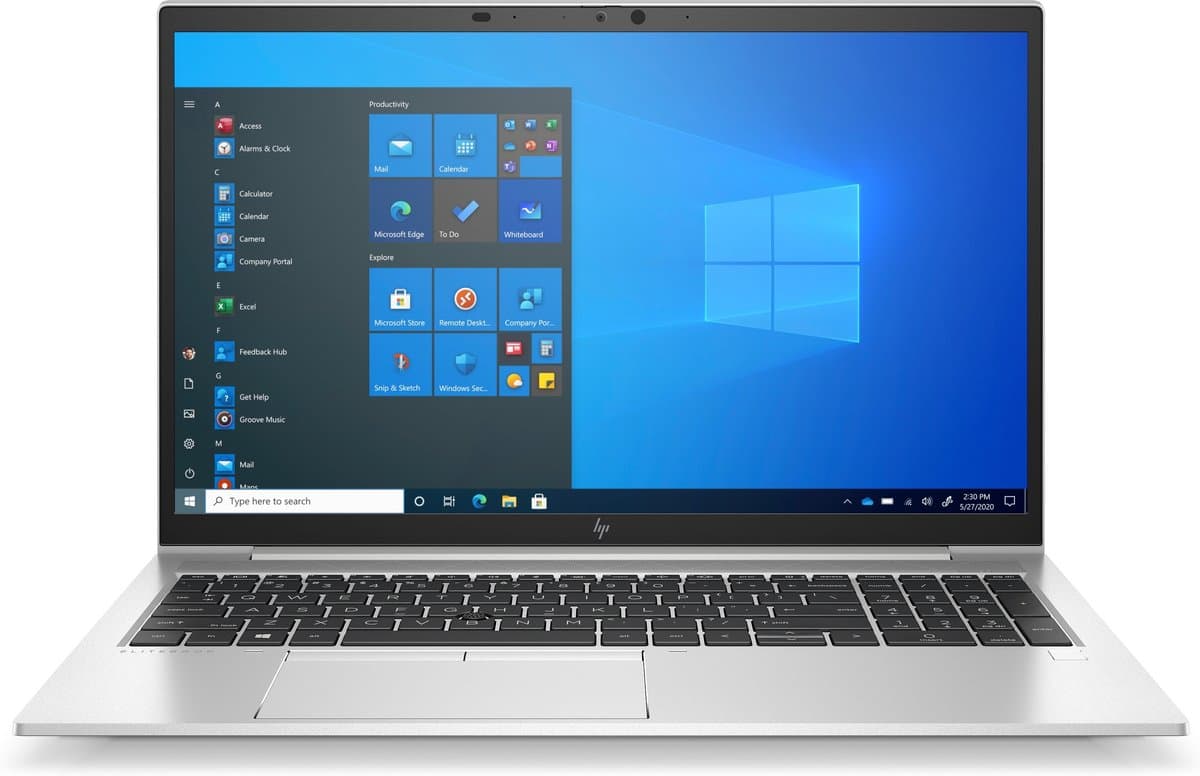 HP Elitebook 850 G8 - Intel Core i5 - 16GB - 15.6 inch TouchScreen - Windows 11 Professional — afbeelding 1