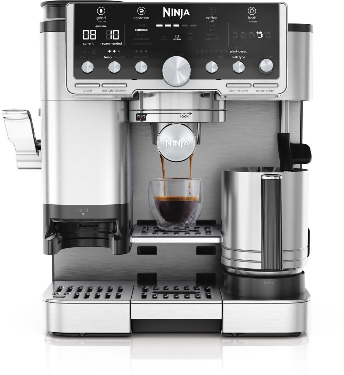 Ninja Luxe Café PRO Espresso- en Filterkoffiemachine met Melkpschuimer - ES701EU — afbeelding 1