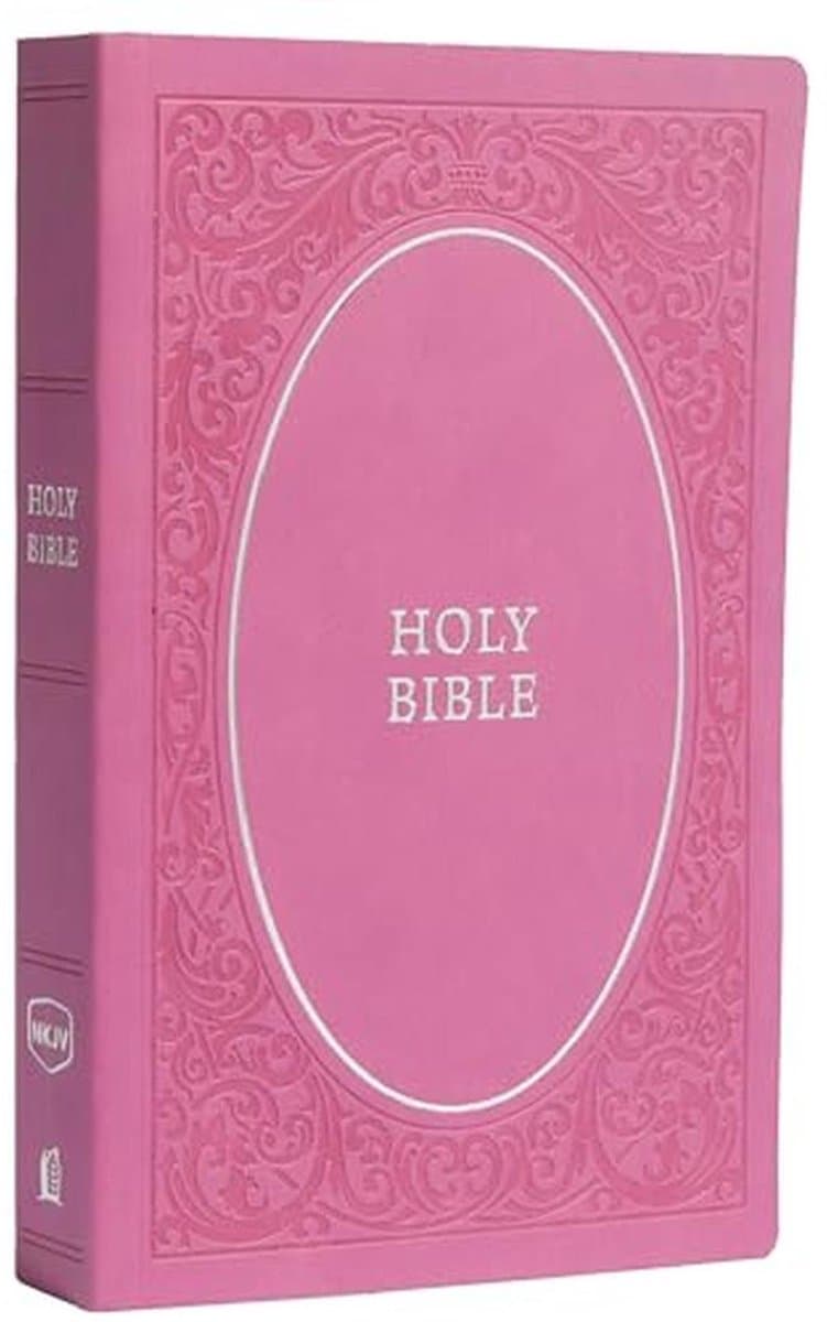 NKJV, Holy Bible, Soft Touch Edition, Leathersoft, Pink, Comfort Print: Holy Bible, New King James Version — afbeelding 1
