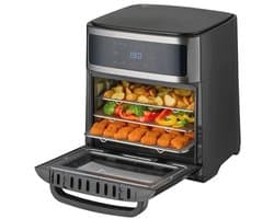 Airfryer Oven 13L met Digitale Besturing en Rotisserie | 8 Programma's | 1700W | Kookruimte met Binnenverlichting